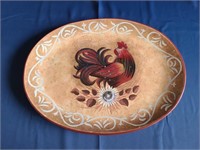 Geoffrey Allen 18" Rooster Platter