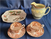 Collectibles from England including Royal Doulton