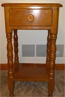 Small Wooden Single Drawer Side Table