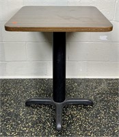 Metal base, "Pub table", Formica top, 24" square,