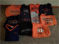 7 Misc Fighting Illini Sweaters & Apparel