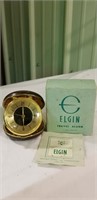 Elgin Travel Alarm Clock in original box