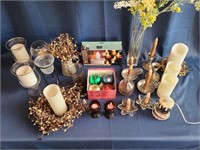 Large Lot of Candles and Candle Related Items