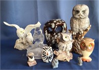 Lot of Owl Figurines