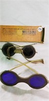 Willson Pugh Safety glasses with blue lens (2)