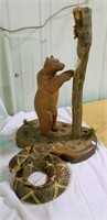 Bear & Rattle Snake Figures,