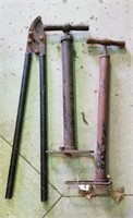 AIr Pumps, (2) and loppers,