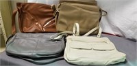 Purses, (4 in lot),  some leather