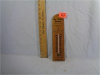 Dr. Philip Gerber Optometrist Wood Thermometer