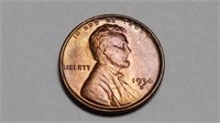 1934 D Lincoln Cent Wheat Penny Gem Uncirculated