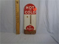 Dr. Pepper Metal Thermometer 16"x6.5"