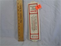 Plainville Mill Metal Thermometer 12"x4"