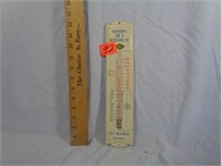 Morrison's Tire & Retreading Metal Thermometer