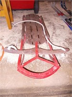 Antique Hand Sled - 47"Lx12"W