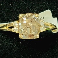 Certified10K  Diamond(1Ct,Fancy Brown,I1) Diamond(