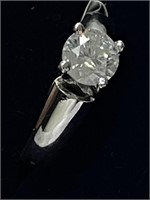 Certified10K  Diamond(0.78Ct,I2,F) Ring