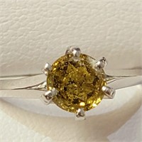 Certified10K  Diamond(0.9Ct,I3,H) Ring