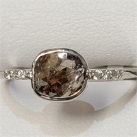 $3000 10K  Chocolate Diamond(0.95ct) Ring