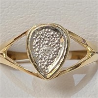 $1000 10K  Diamond(0.01ct) Ring