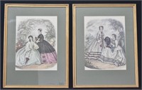 2 pcs Victorian Engravings - Heloise LeLour (FR)