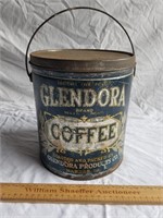 Glendora Coffee Tin 12" H Including Handle