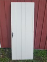 Painted Wood Door 30 x 77"