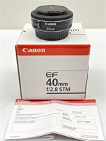 Canon EOS EF 40 mm F/2.8 STM Pancake Lens