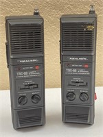 2pc Realistic handheld CB radios