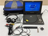 Magnavox portable DVD video player kit