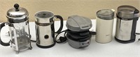 Coffee Grinders, French Press, Sandwich Griddle