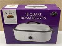Rival 18 Quart Electric Roaster Oven In White