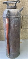 Antique Copper Ecnarusni Fire Extinguisher
