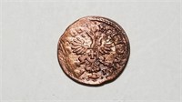 1664 Rare European Copper Coin