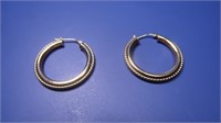 14K Yellow Gold Hoop Earrings-2gr.