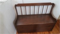 Vintage Pine Blanket Chest/Bench-42"Wx16"Dx31"H