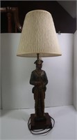 Coloniel Soldier Lamp-39"H