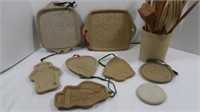Brown Bag Cooke Art Molds,Heritage Pottery Molds&