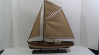 Wood Sailboat Decor