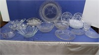 Assortment of Glass Dishes, Bowls, & more