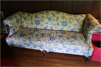 Sofa w/Blue Flowers
