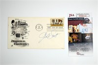 A Collection of JSA Certified Autographed Photos & Coins