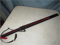 BLACK AND RED NINJA STYLE SWORD