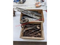 Antique Tools, Level, Wood Crate
