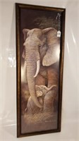 Framed Art Elephants