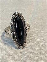 Navajo Sterling Oynx Ring