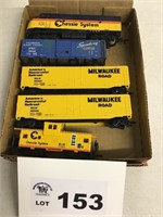 CHESSIE SYSTEM W/MILWAUKEE ROAD FREIGHT CARS