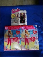 2 Boxes of Barbie Valentines and Keychain NIP