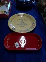 Fiesta Pass Along Plate and Oval Plate