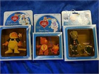 3 Care Bear Figures in Original Boxes