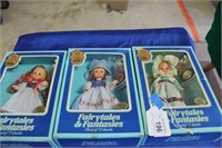 3 Fairytales and Fantasies Dolls NIB